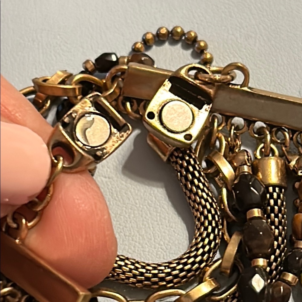 Chico’s multi layer gold-tone bracelet - Picture 3 of 7